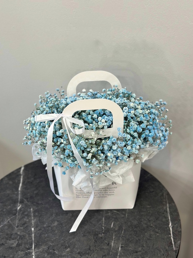 Моно композиция из гипсофилы