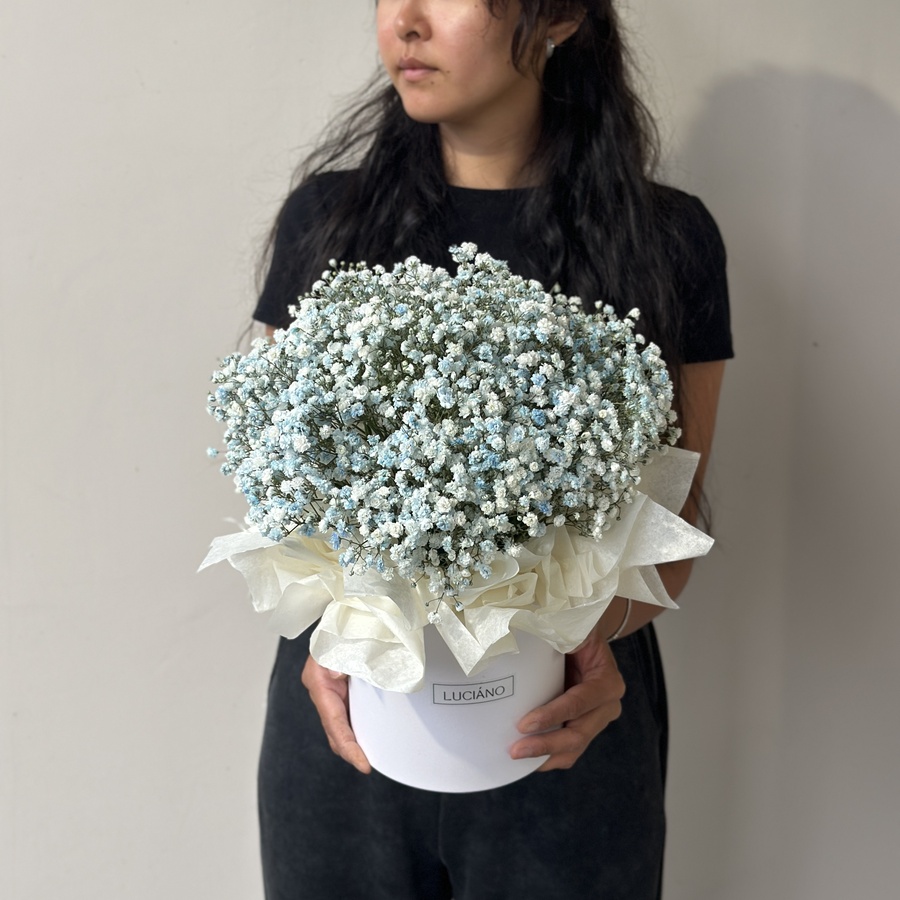 Моно композиция из гипсофилы