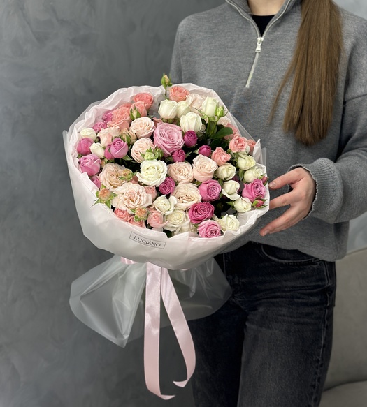 Кустовые розы №423